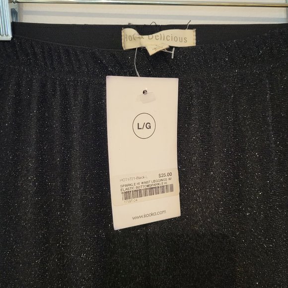 Sparkly leggings with foot straps - Picture 5 of 6